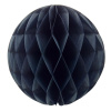 Бумажный шар Черный (30 см)