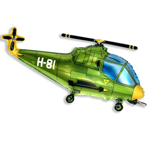 FM 14 Мини Фигура Вертолет зеленый