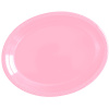 Тарелки сервировочные пластиковые "Делюкс" Розовые