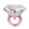 FL 28 Фигура Кольцо с бриллиантом, Розовое золото