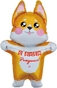 FL 41 Фигура Корги на День рождения в упаковке