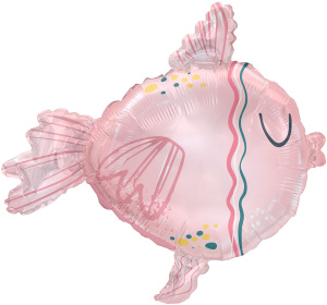 FL 30 Фигура Тропическая рыбка, розовый