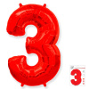 FM 40 Цифра "3" красный в упаковке