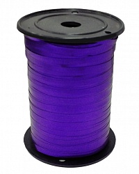 Лента РФ металл 0,5 см / 250 м Фиолетовая, бобина