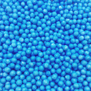 Шарики пенопласт Синий, 6-8 мм, 10 гр.