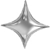 Ag 37 Звезда 4-х конечная серебро