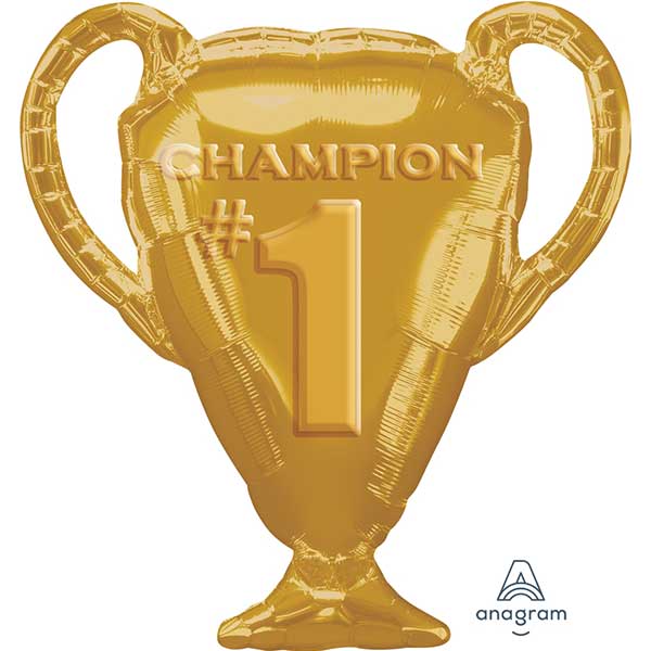 AN 28 (70 см) Фигура Кубок чемпиона золотой в упаковке