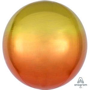 AN 16 3D Сфера, Омбре Желто-оранжевый
