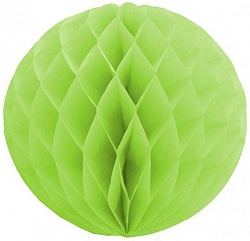 Бумажный шар Зеленый (8''/20 см)