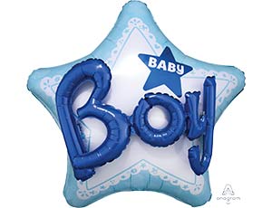 AN 32 Фигура ДЖАМБО Baby Boy звезда голубая