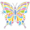 GR 33 Фигура Сверкающая бабочка, голография