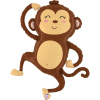 GR 41 Фигура Веселая обезьянка
