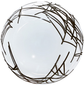 FL 18 Сфера 3D, Deco Bubble, Паутина, 1шт