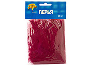 Перья Бордовые, 30шт
