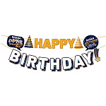 Гирлянда-буквы "Happy Birthday" Сегодня можно все