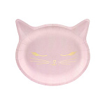 Тарелки "Кошка", 22 см , 6шт
